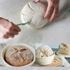 Banneton Bread Proofing Basket Set Handmade 9 Inch Round 10