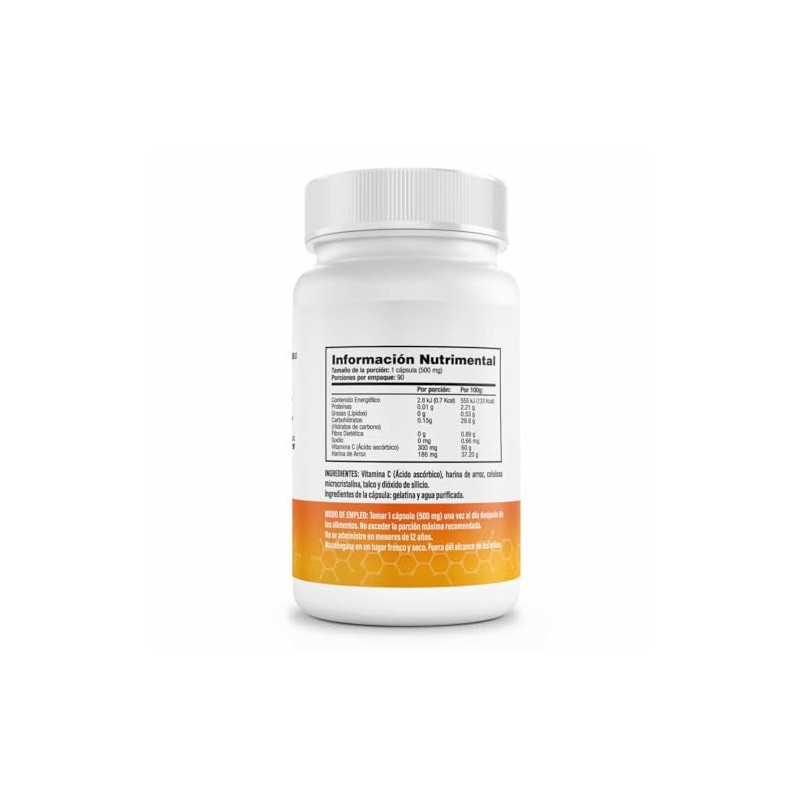 Vitamina C - 90 Cápsulas - S&v