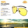 MIRYEA Men's and Women's Polarised Night Driving Glasses with Spring