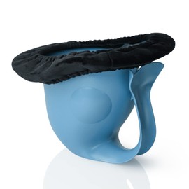 Newborn Potty for Baby Potty Training - For Nappy Free Infant Care Through Excretion Communication (EC) - Indoor & Outdoor Use - Attractive Fish Design (Blue)