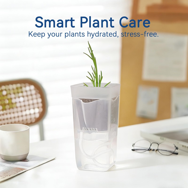 sunanday 16 Pack 2.5" Medium Self Watering Pots for Indoor