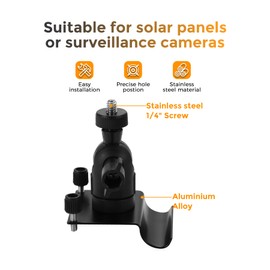 Vinyl Siding Clips Hanger Hooks Compatible with Stick Up Cam/Pro Solar Panel, Spotlight Cam Pro Battery and Stick Up Cam Plus Battery, Hanger Hooks for Mounting Camera Indoor and Outdoor, 2Pack Black