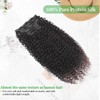Curly Clip In Hair Extensions 6pcs Natural Soft 3C 4A