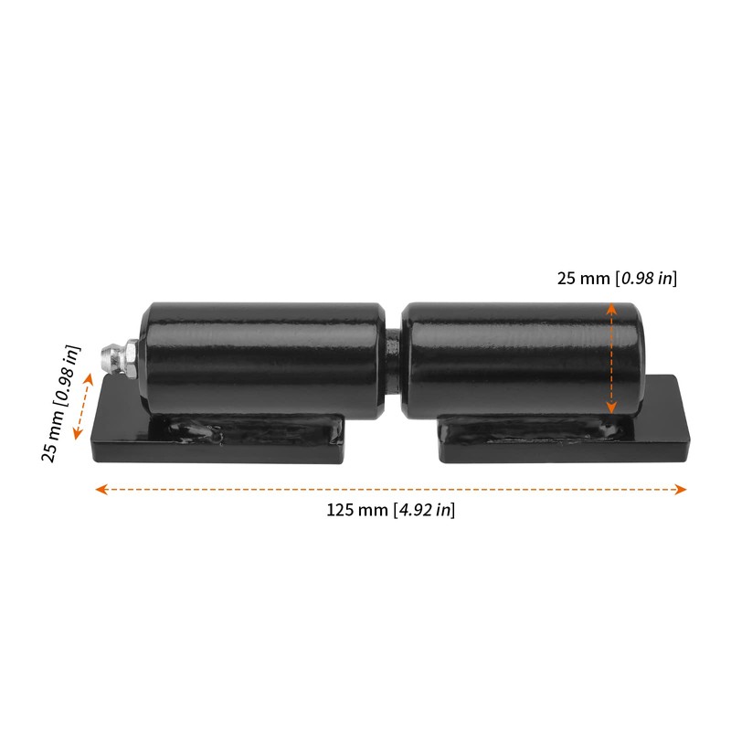 HOZEON 4 PCS 5 Inch Heavy Duty Barrel Gate Hinge,
