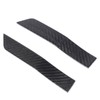 Side Marker Plate Ornaments Glossy Carbon Fiber UV Wear Resistant