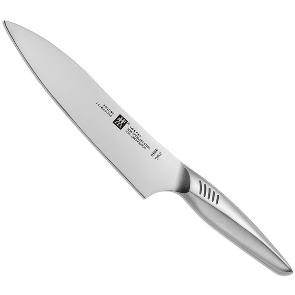 Zwilling 30911-201 Twin Fin 2 Chef’s Knife, 7.9 inches (200 mm), Made in Japan, All Stainless Steel, Dishwasher Safe, Made in Seki City, Gifu Prefecture