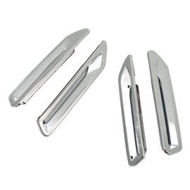 2 Pair Radiator Slot Vent Trim Electroplated Ventilation Decorative Trim for Gold Wing GL 1800 F6B DCT