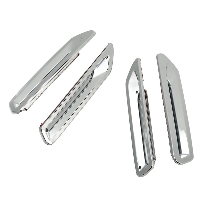 2 Pair Radiator Slot Vent Trim Electroplated Ventilation Decorative Trim