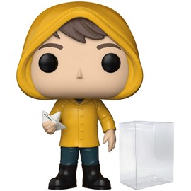 POP Stephen King's It - Georgie Denbrough with Boat Funko Vinyl Figure (Bundled with Compatible Box Protector Case), Multicolored, 3.75 inches