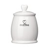 Premier Housewares Charm Coffee Canister, White