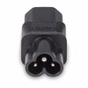 LINDY IEC C6 Cloverleaf Socket To IEC C13 3 Pin