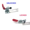 MIKMAYTOO Small Quick Release Horizontal Toggle Clamp 201A Hand Tool