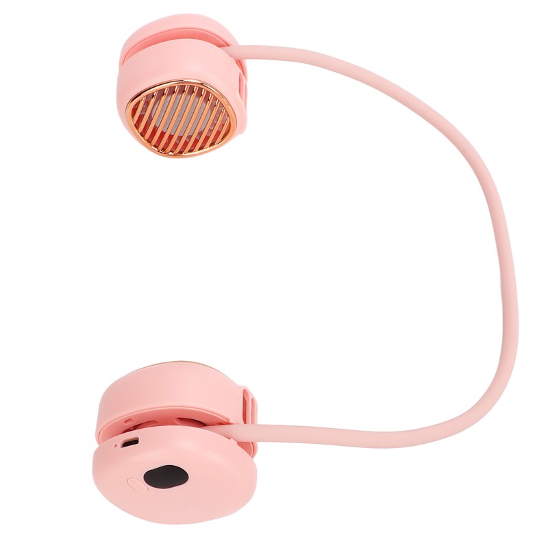 Portable Neck Fan LCD Digital Display Usb Charging 5 Speed