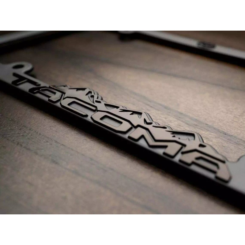 CCG 2 Tacoma Blackout license plate frame Fits Toyota Taco