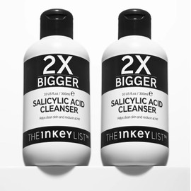 The INKEY List Supersize Salicylic Acid Cleanser Duo, Clear