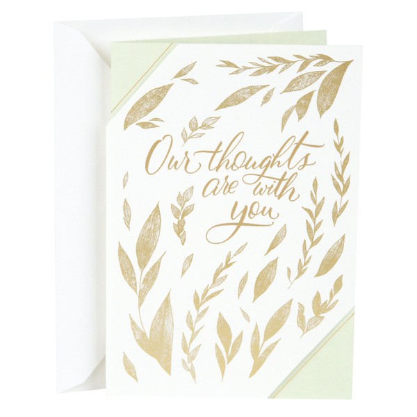 Hallmark Sympathy Greeting Card (Our Hearts are with You)