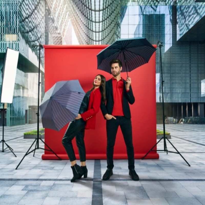 Knirps T.200 Duomatic Solids Pocket Umbrella - Automatic Open/Close -