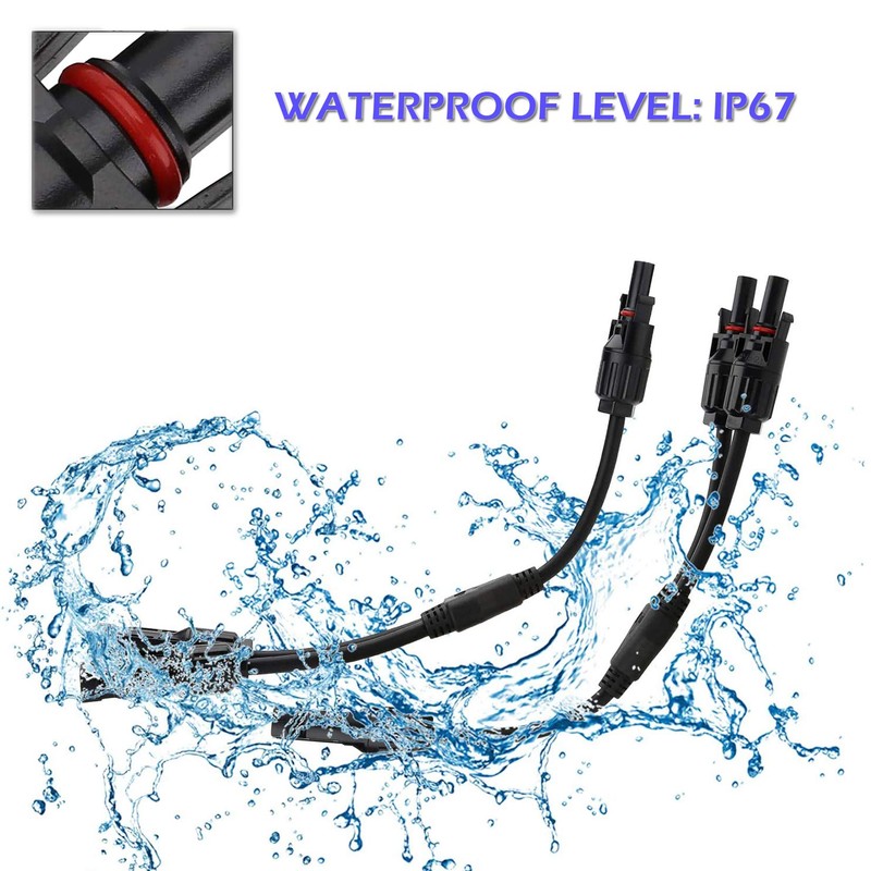 Y-Junction Parallel Connector Plug Solar PV Cable Solar Panel Cable