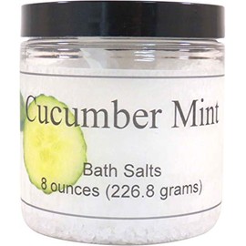 Cucumber Mint Bath Salts by Eclectic Lady, 8 ounces