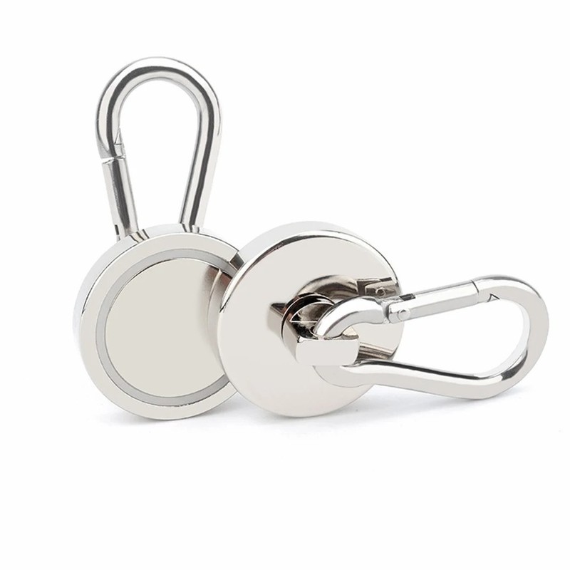 DrivePro Magnetic Hooks – Heavy Duty Swivel Carabiner Design, Refrigerator
