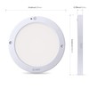 S NMT Motion Sensor Led Ceiling Light 1200 Lumen,100 Watt