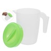 ABOOFAN Juice Pitcher with Lid Round Beverage Jug for Home