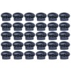 30pcs Metal Cord Lock End Toggle Double Hole Spring Stopper