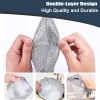 18 Pcs New Upgrade Steel Wire Dishcloth,Doub<wbr/>le-Layer Multipurpose Wire rag