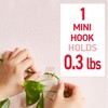 Command Mini Wall Hooks, 30 Hooks, 32 Clear Adhesive Strips,