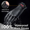 KAYGO Thermal Work Gloves, Waterproof, Lined, Cold-Resistant, Double Latex Coated,