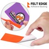 WRAPXPERT Squeegee Felts,Orange Felt Tape with Adhesive Backing Fit 4-inchs,Vinyl