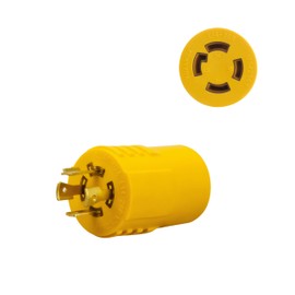 HOLEPU NEMA L14-20P to L14-30R 20Amp to 30Amp Generator Adapter Plug, 20Amp 4 Prong Generator Adapter