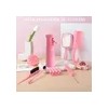 Kit 12 Piezas Peines Cepillos Atomizador Y Pinzas Cabello