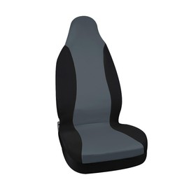 Hihaha High Back Front Car Seat Cover Bucket for SUV Polyester / 1Pcs Gray