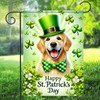 BlissYard Welcome St. Patrick's Day Garden Flag 12x18 Double Sided