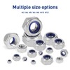 BOUMVID Hexagonal Nuts M3, Pack of 50 Self-Locking Nuts Lock
