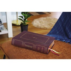 KJV, Thompson Chain-Reference Bible, Leathersoft, Burgundy, Red Letter, Thumb Indexed, Comfort Print
