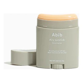 Abib Airy Sunstick Smoothing Bar SPF50+ PA++++ | 23g  Protección solar invisible y ligera para una piel radiante