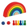 Colorful Building Blocks Educational Interesting Preschool Wooden Stacking Blocks for