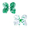 AIUPUOC St. Patrick's Day Bow Hair Clips for Girls Lucky