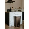 Umbra Brim 13 gal Bronze Plastic Step On Trash Can