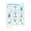 LOCKSMELL Nappy Bin Liner (200m) Compatible with Tommee Tippee Sangenic