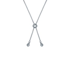 Ted Baker Soleta Solitaire Sparkle Crystal Adjustable Bracelet For Women (Silver/Light Blue Crystal)