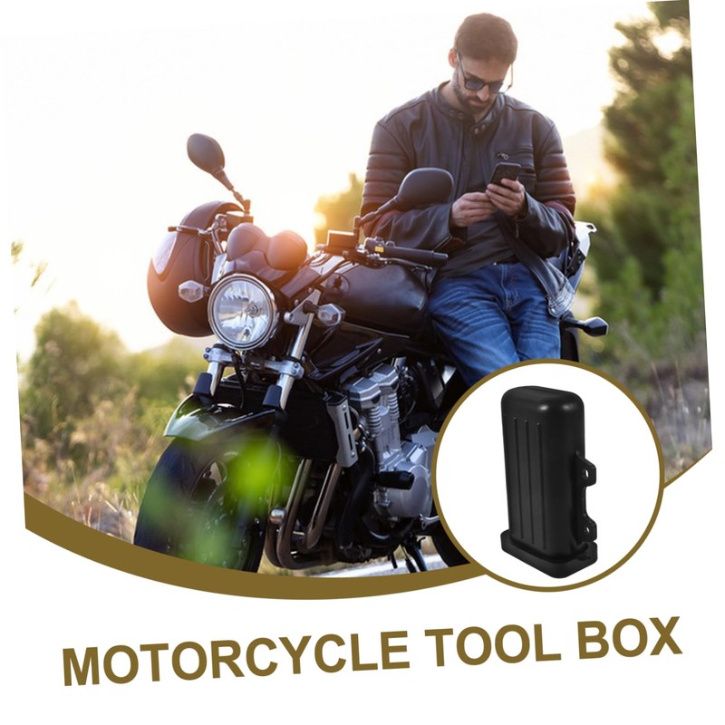 FUNOMOCYA Motorcycle Storage Accessories Tool Case Wheels Compact Toolbox for