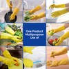 HOMESHOPA Household Rubber Gloves, 1 Pair Yellow Extra Thick Cleaning
