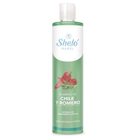 Sheló NABEL Shampoo De Chile Y Romero, Nutritivo Anticaída - 530 ml