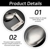 2 Pcs Folding Spoon and Fork,304 Stainless Steel Spork Portable