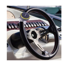 Hypersonic Large Steering Wheel Knob Spinners, Vehicle Steering Wheel Spinners Ball Durable Suicide Knob for Car, SUV, Trucks, Tractors, Boat etc (Yellow)