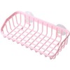 Calsgkspray Pink Multifunctional Drain Rack,Hanging Storage Rack Drain Rack Sink