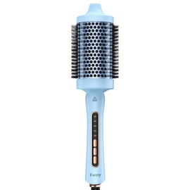 Farery 2.4" Thermal Brush, Large Barrel Heated Round Brush with Triple PTC & 5 Heat Settings (280-420°F), Lightweight Dual Voltage for Voluminous Big Curls, Waves & Straightening Long Hair